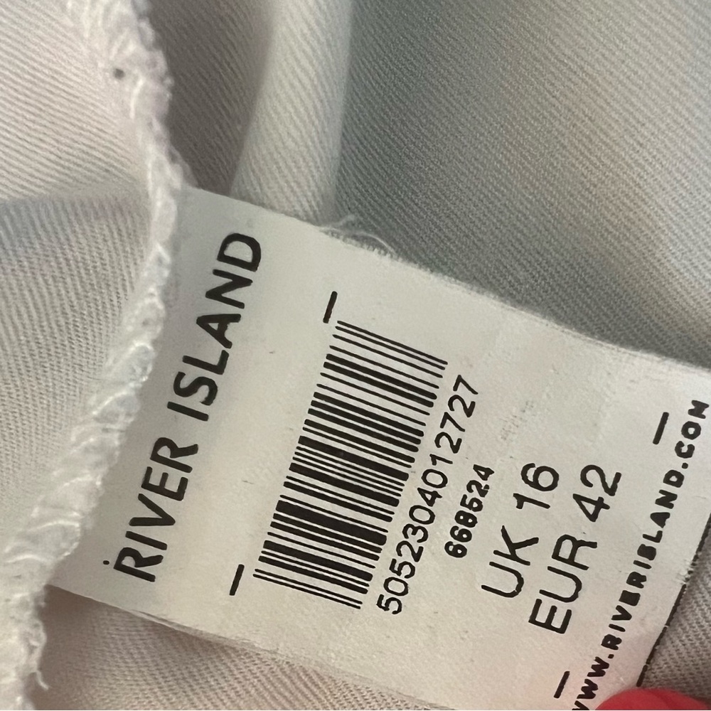 EUC River Island Watercolor Flowy Floral Button Down Shirt Dress Sz UK 16 US 12 - Picture 6 of 11